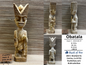 Orisa Statues | Obatala Wood Statue - Style 5