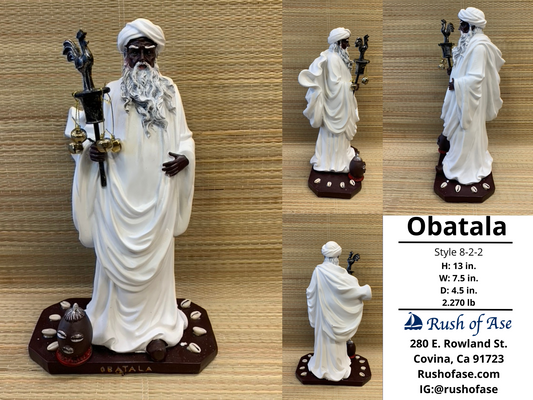Orisa Statue | Obatala Statue | 13" | Style 8-2