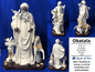 Orisa Statue | Obatala Resin Statue - 19" | Style 8-3