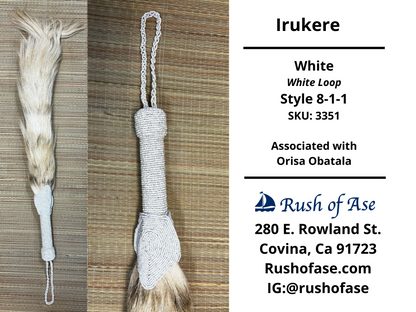 Irukere Big | Horsetail-fly-whisk | cow tail -fly-whisk  | Sheep Wool fly-whisk  [FREE SHIPPING USA]