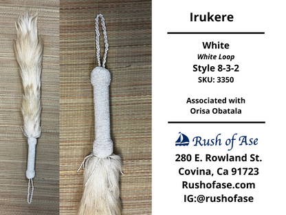 Irukere Big | Horsetail-fly-whisk | cow tail -fly-whisk  | Sheep Wool fly-whisk  [FREE SHIPPING USA]