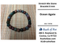 Stone Bracelet 8mm | Stretch Mix Stone Bracelet