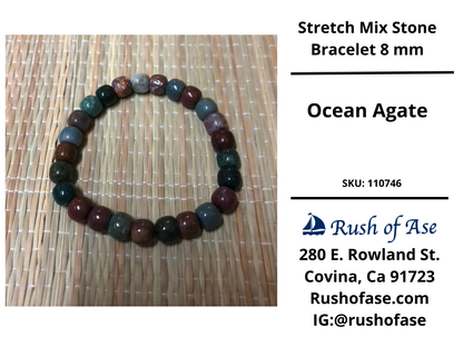 Stone Bracelet 8mm | Triple Protection Stone Bracelet