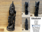Orisa Statues | Wooden Statues | Oduduwa Wooden Black Statue