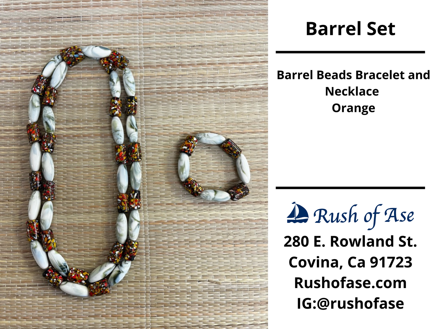 Bracelet & Necklace Set | Ileke & Ide Oye | Chieftains Beads