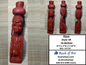 Orisa Statues | Osun Wood Statue - Style 3R [FREE SHIPPING USA]