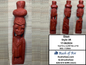 Orisa Statues | Osun Wood Statue - Style 3R [FREE SHIPPING USA]