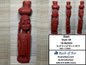 Orisa Statues | Osun Wood Statue - Style 3R [FREE SHIPPING USA]