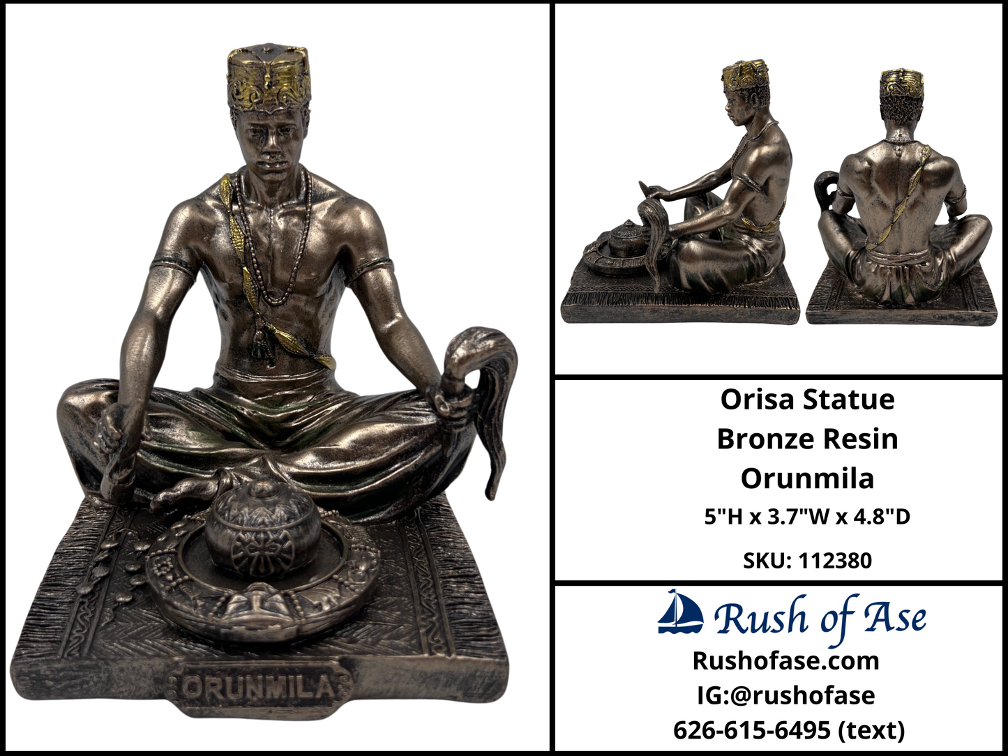 Orisa Statue | Orisa Bronze Resin Statues [FREE SHIPPING USA]