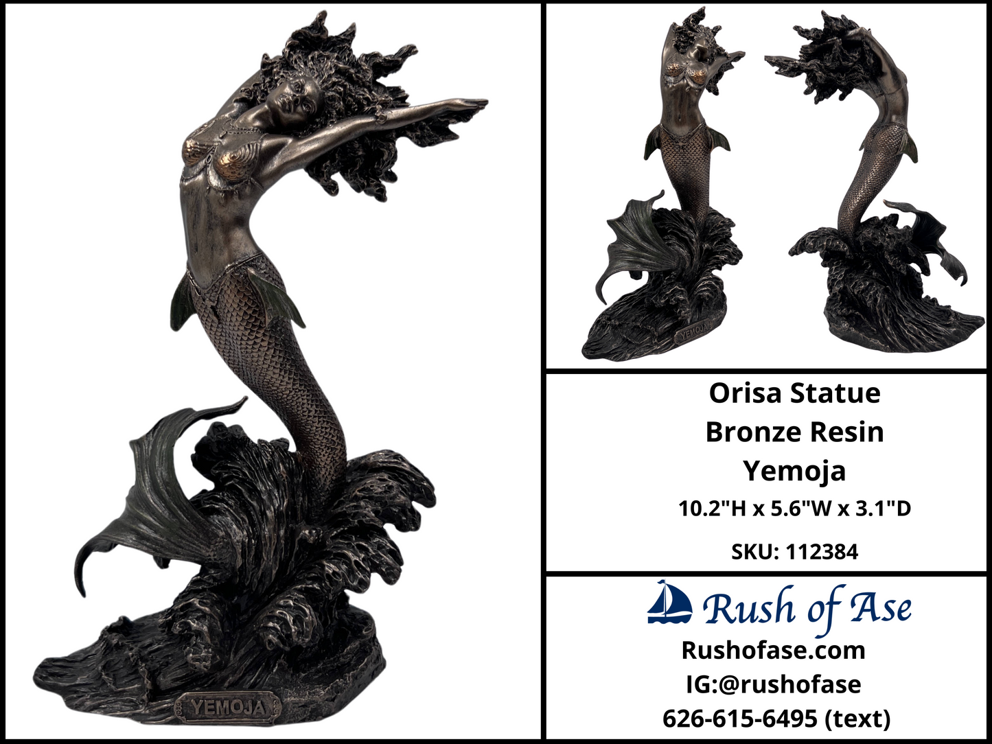 Orisa Statue | Orisa Bronze Resin Statues