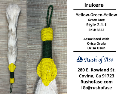 Irukere Big | Horsetail-fly-whisk | cow tail -fly-whisk  | Sheep Wool fly-whisk  [FREE SHIPPING USA]