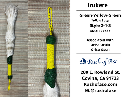 Irukere Big | Horsetail-fly-whisk | cow tail -fly-whisk  | Sheep Wool fly-whisk  [FREE SHIPPING USA]