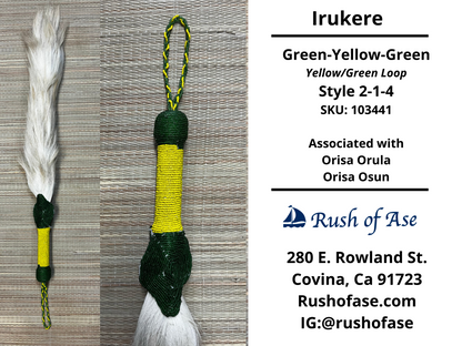 Irukere Big | Horsetail-fly-whisk | cow tail -fly-whisk  | Sheep Wool fly-whisk  [FREE SHIPPING USA]