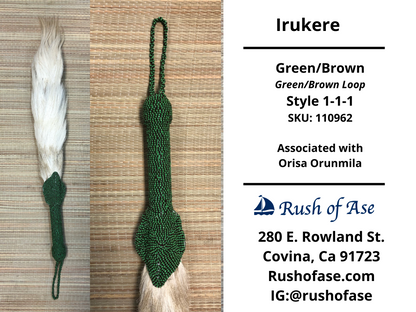 Irukere Big | Horsetail-fly-whisk | cow tail -fly-whisk  | Sheep Wool fly-whisk  [FREE SHIPPING USA]
