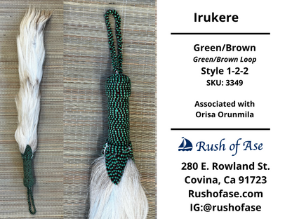Irukere Big | Horsetail-fly-whisk | cow tail -fly-whisk  | Sheep Wool fly-whisk  [FREE SHIPPING USA]