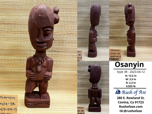 Statues | Orisa Statues | Osanyin Wood Statue - Style 3R