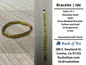 Bracelets | Orisa Bracelets | Ide | Stainless Steel Metal Beaded Bracelets – Yellow and Gold (Transparent) | Osun