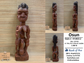Orisa Statues | Osun Wood Statue - Style 2