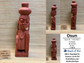 Orisa Statues | Osun Wood Statue - Style 3R