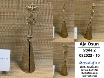 Bells | Brass Bells | Osun Brass Bell | Aja Osun [FREE SHIPPING USA]