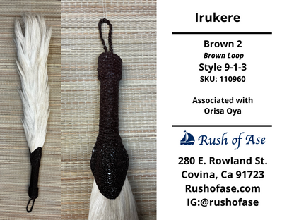 Irukere Big | Horsetail-fly-whisk | cow tail -fly-whisk  | Sheep Wool fly-whisk  [FREE SHIPPING USA]