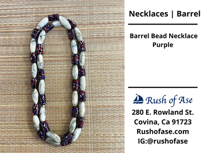 Necklaces | Barrel Bead Necklace