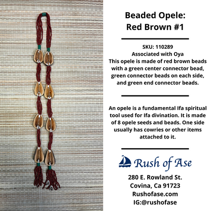 Opele Ifa | Beaded Opele | Brass Opele [FREE SHIPPING USA]