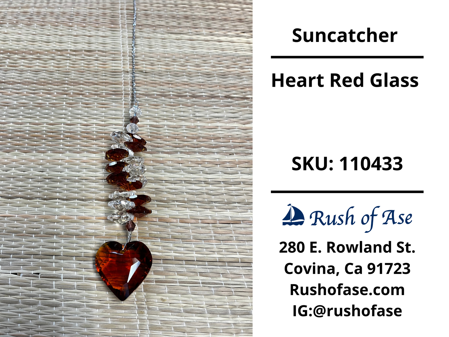 Suncatcher | Heart Glass