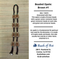 Opele Ifa | Beaded Opele | Brass Opele [FREE SHIPPING USA]