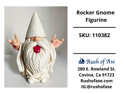 Decor| Rocker Gnome Figurine