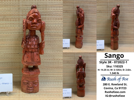 Orisa Statues | Sango Statue - Style 3R