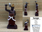 Orisa Statues | Sango Resin Statue - 4" | Style 6-1