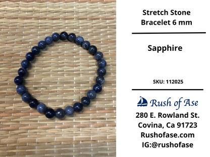Stone Bracelet 6mm | Stone Stretch Bracelet