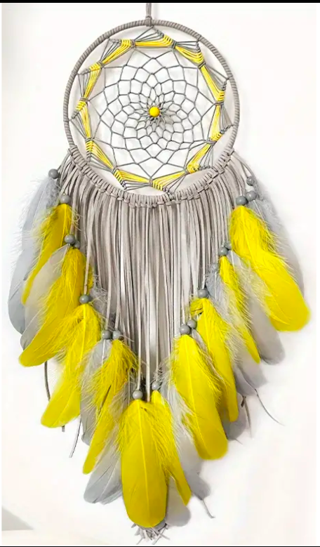 Dreamcatcher Feather and Beads