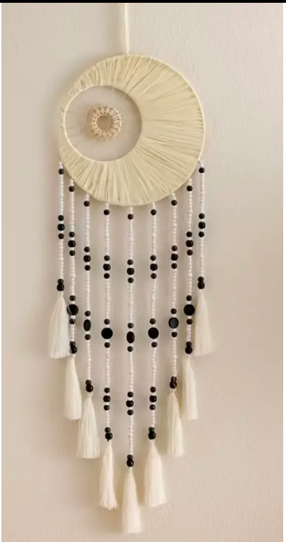 Macrame Dreamcatcher Tapestry | Tassel