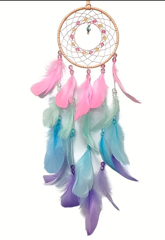 Dreamcatcher Feather and Beads