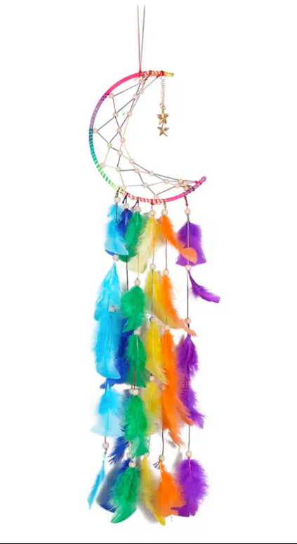 Dreamcatcher | Moon with Star Pendants