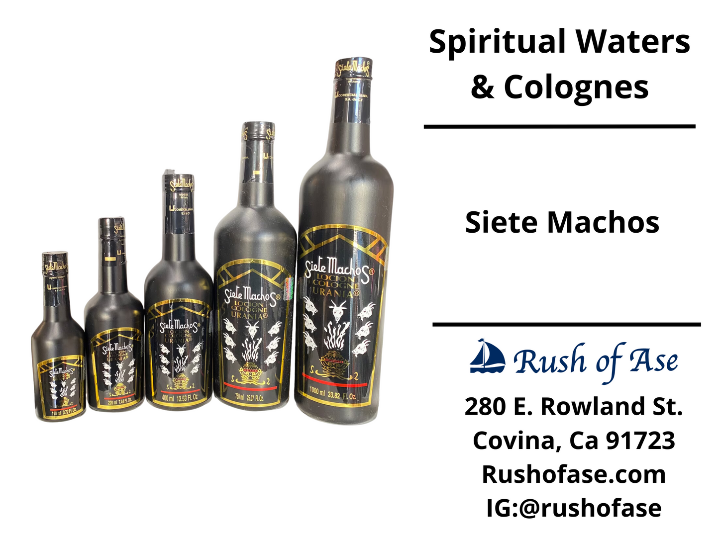 Spiritual Waters & Colognes | 7 Machos Perfume | Siete Machos - Urania