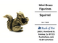 Decor | Mini Brass Animal Figurine