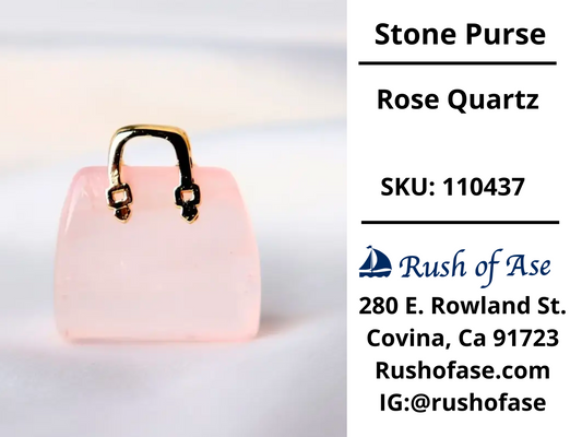 Stone Purse | Rose Quartz