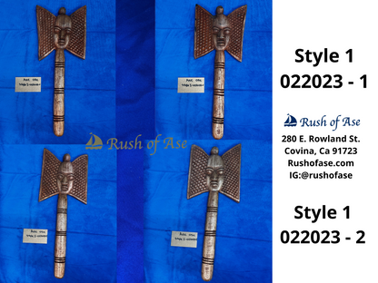 Orisa Tools | Sango Wooden Axe | Oshe Sango  [FREE SHIPPING USA]