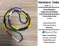 Necklaces | Eleke | Orisa Necklace - Single Strand Beaded Necklace - 4mm | 7 African Powers - Egungun - Style 11-5