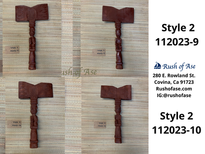 Orisa Tools | Sango Wooden Axe | Oshe Sango  [FREE SHIPPING USA]