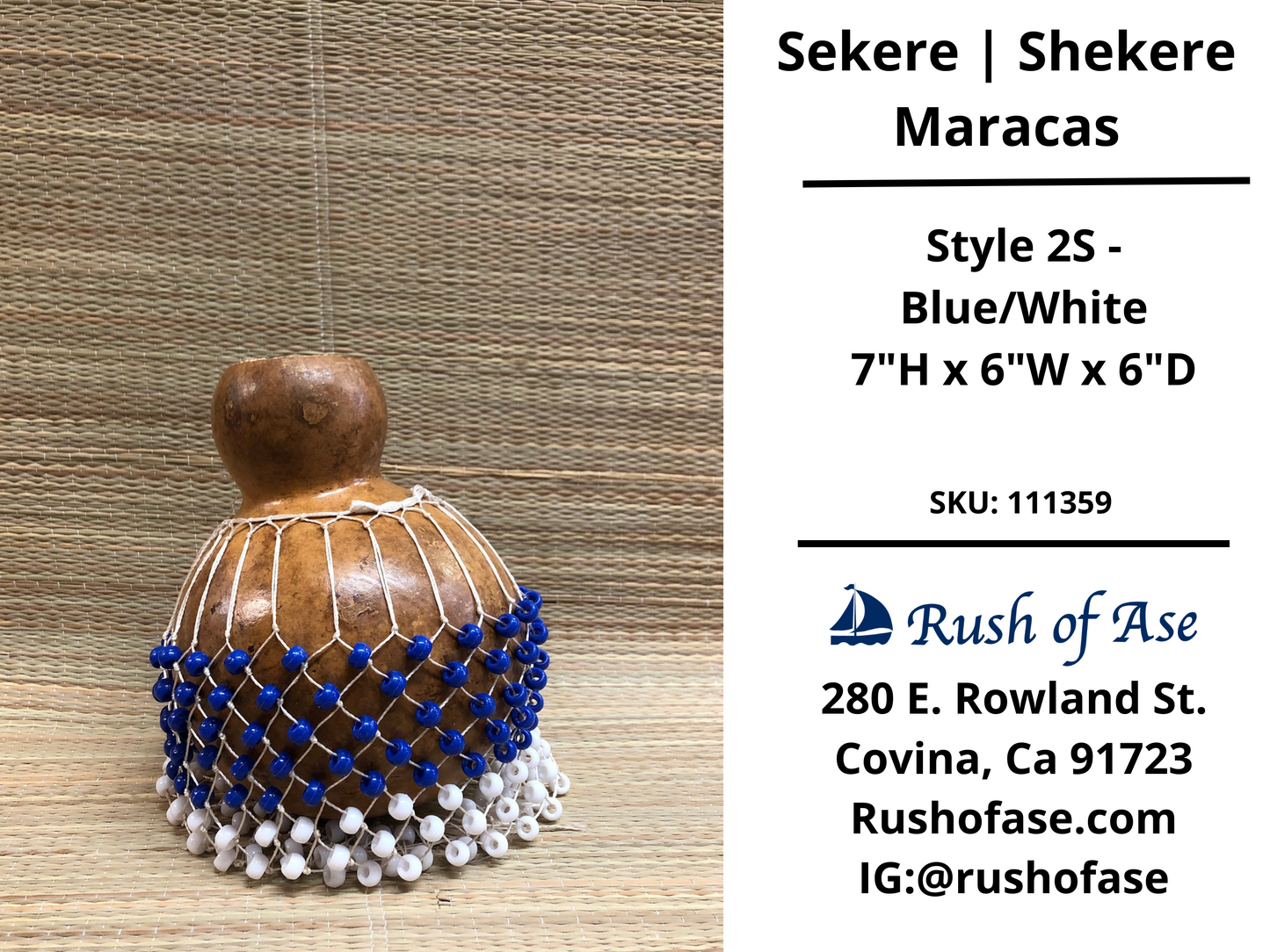 Sekere | Shekere Maracas |  African Maracas