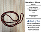 Necklaces | Eleke | Orisa Necklace - Single Strand Beaded Necklace - 4mm | Esu - Style 3-1