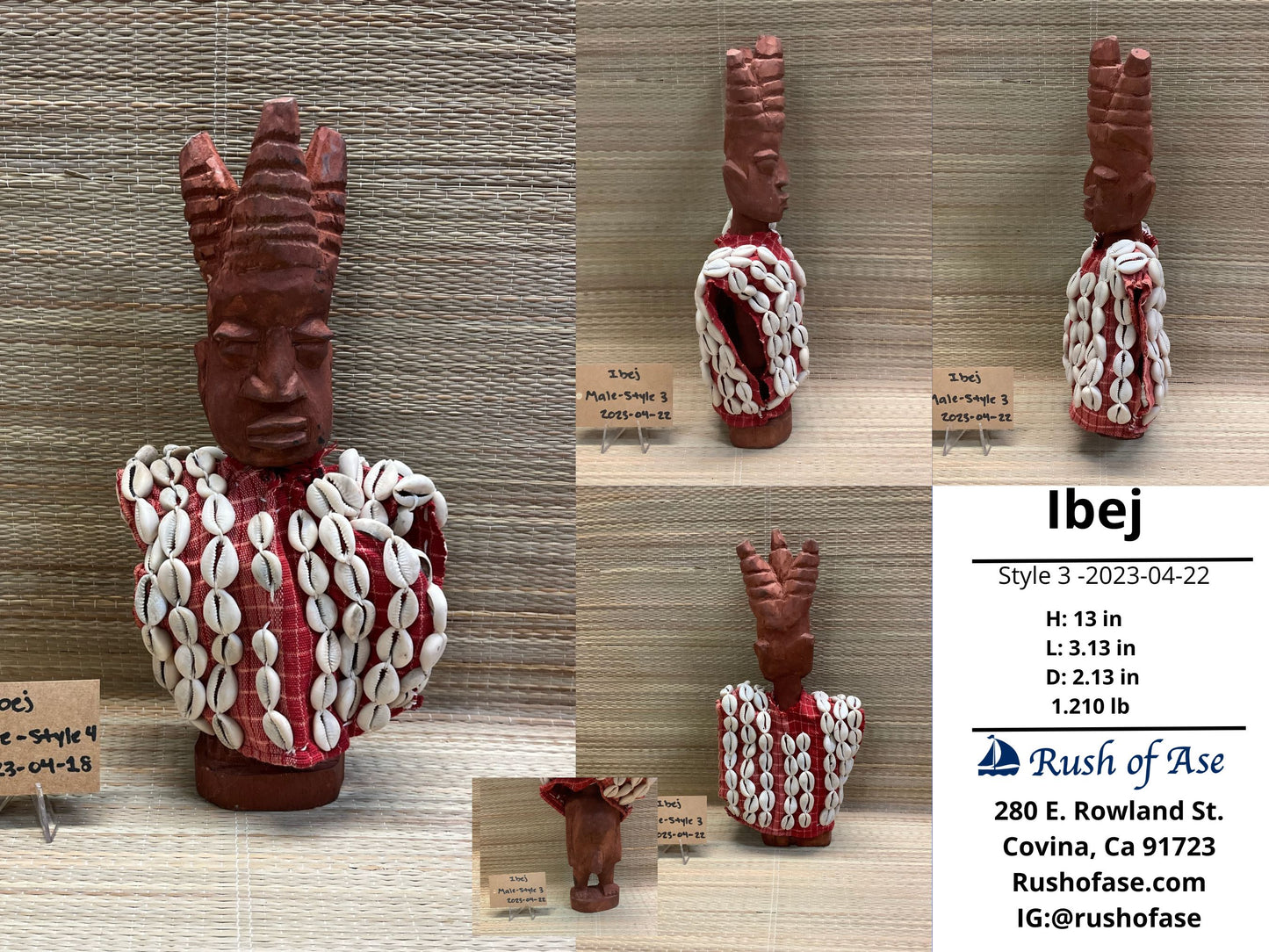 Orisa Statues | Ere Ibeji | Ibeji | Ibejí | Ibeyí | Jimaguas | Orisa Twins [FREE SHIPPING USA]