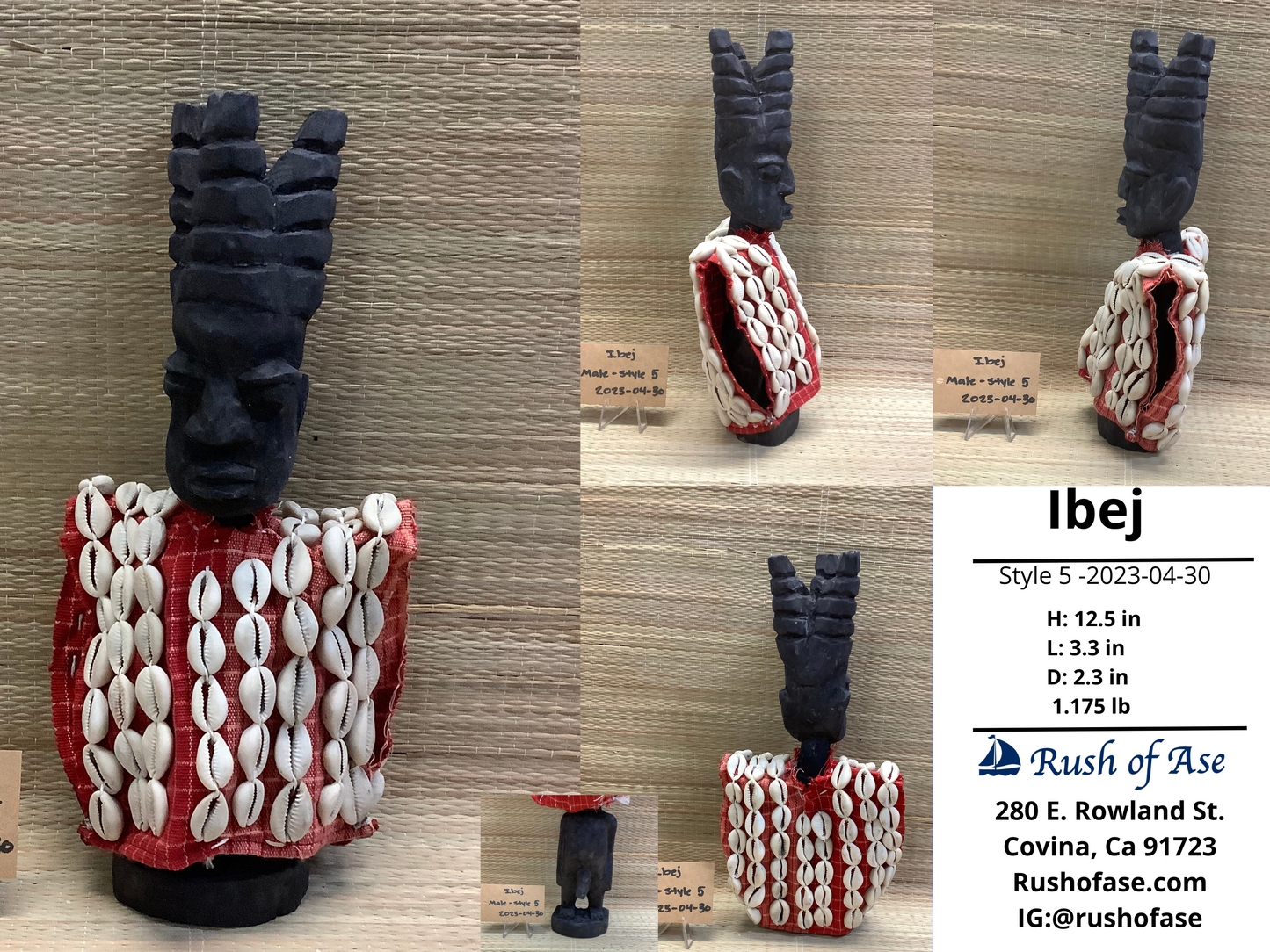 Orisa Statues | Ere Ibeji | Ibeji | Ibejí | Ibeyí | Jimaguas | Orisa Twins [FREE SHIPPING USA]