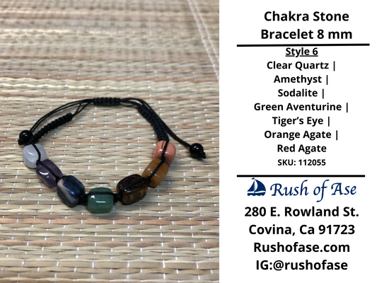 Stone Bracelet 8mm | Chakra Stone Bracelet