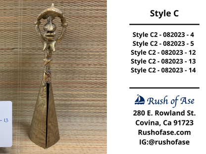 Bells | Brass Bells | Osun Brass Bell | Aja Osun [FREE SHIPPING USA]