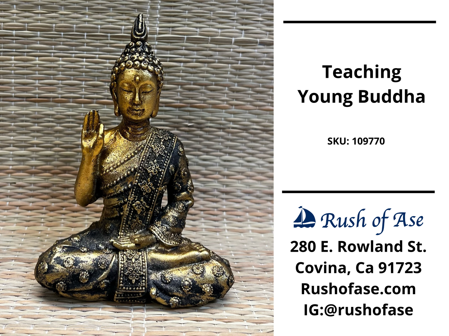Decor | Young Buddha - Meditating, Teaching, and Praying Statues